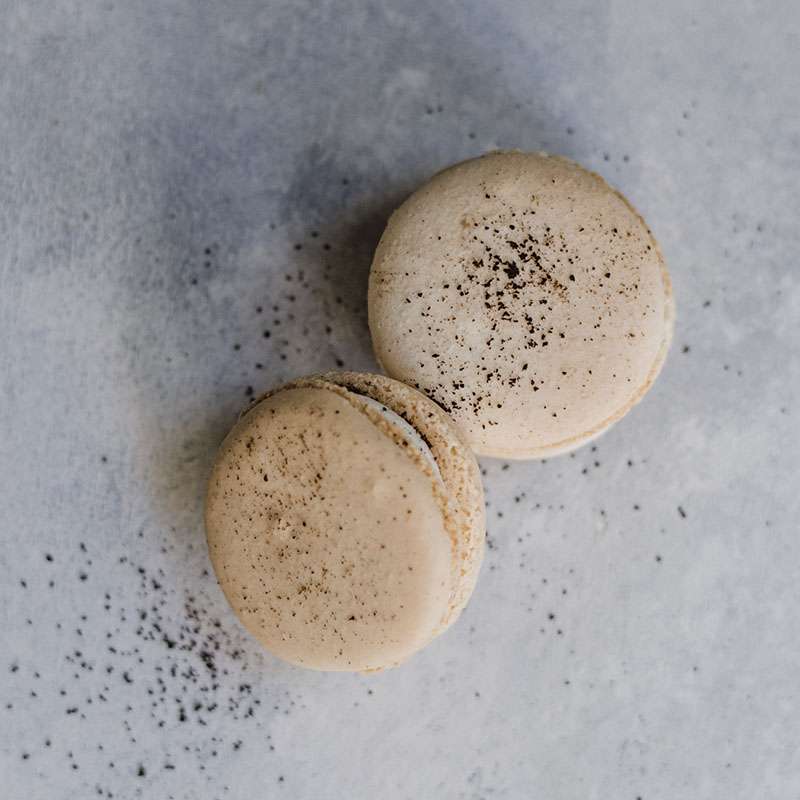 Image of coffee flavoured Macaroon